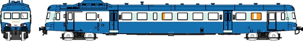 REE Modeles NW-037 - French 1st / 2nd Class Railcar X-2891 Noodle of the SNCF - Depot: TOULOUSE